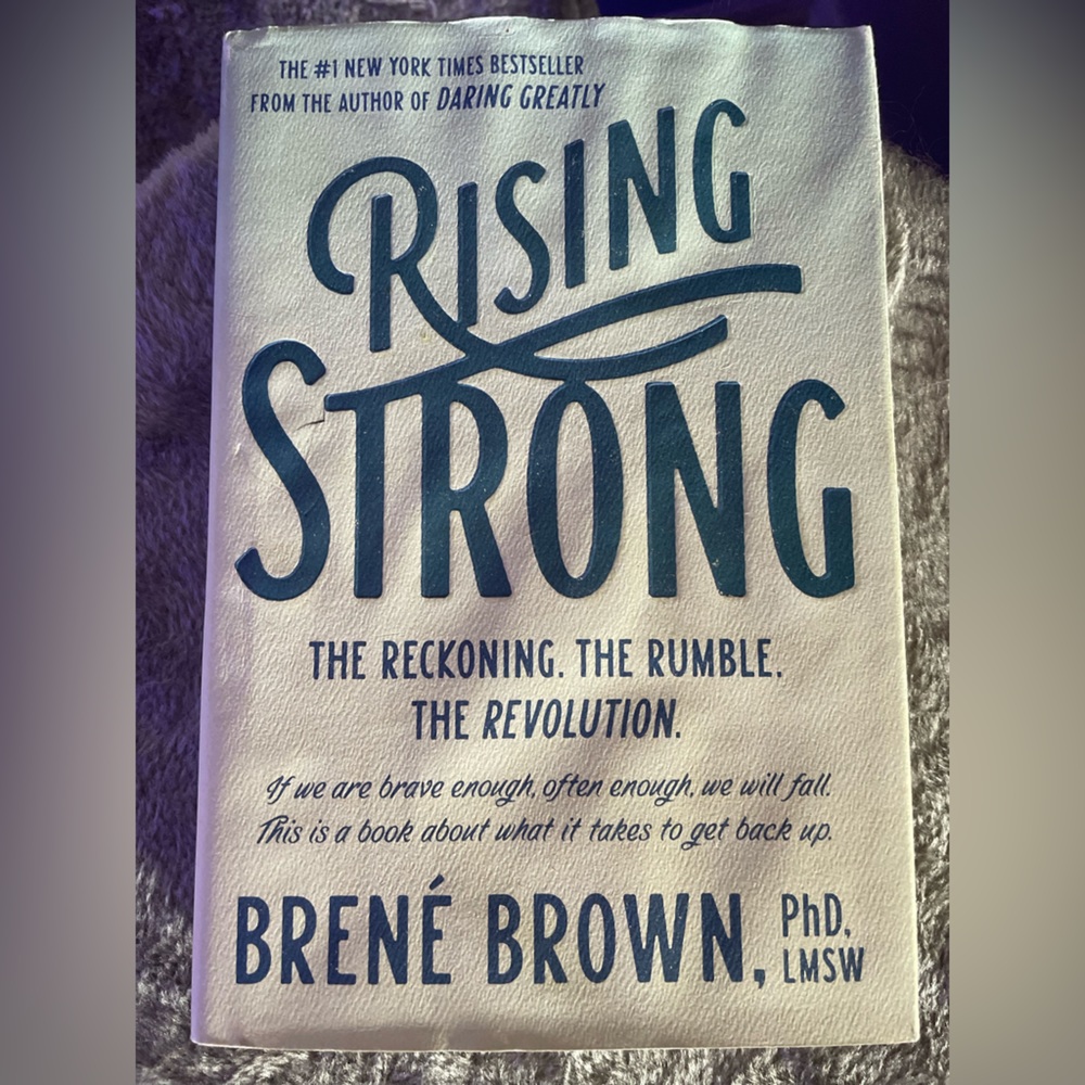 RISING STRONG BY BRENÉ BROWN HARDCOVER